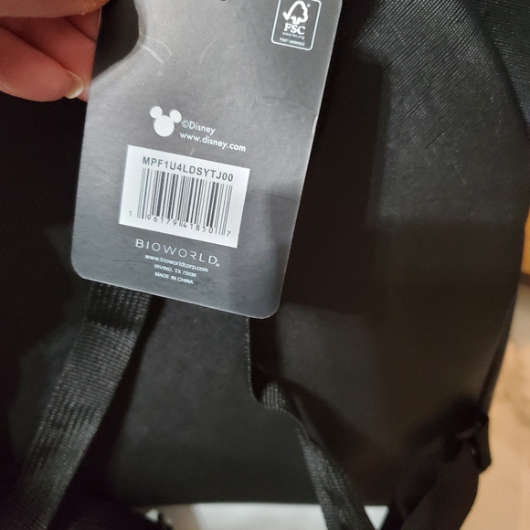 Minnie Mouse Pink Quilted Front Pocket Mini Backpack with Ears - Picture 4 of 16